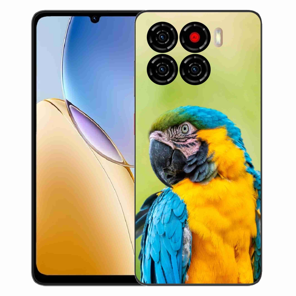 Gelový kryt mmCase na ZTE Blade A56 - papoušek ara 2
