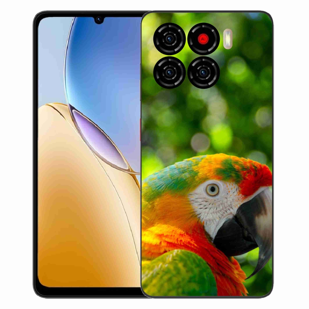 Gelový kryt mmCase na ZTE Blade A56 - papoušek ara 3