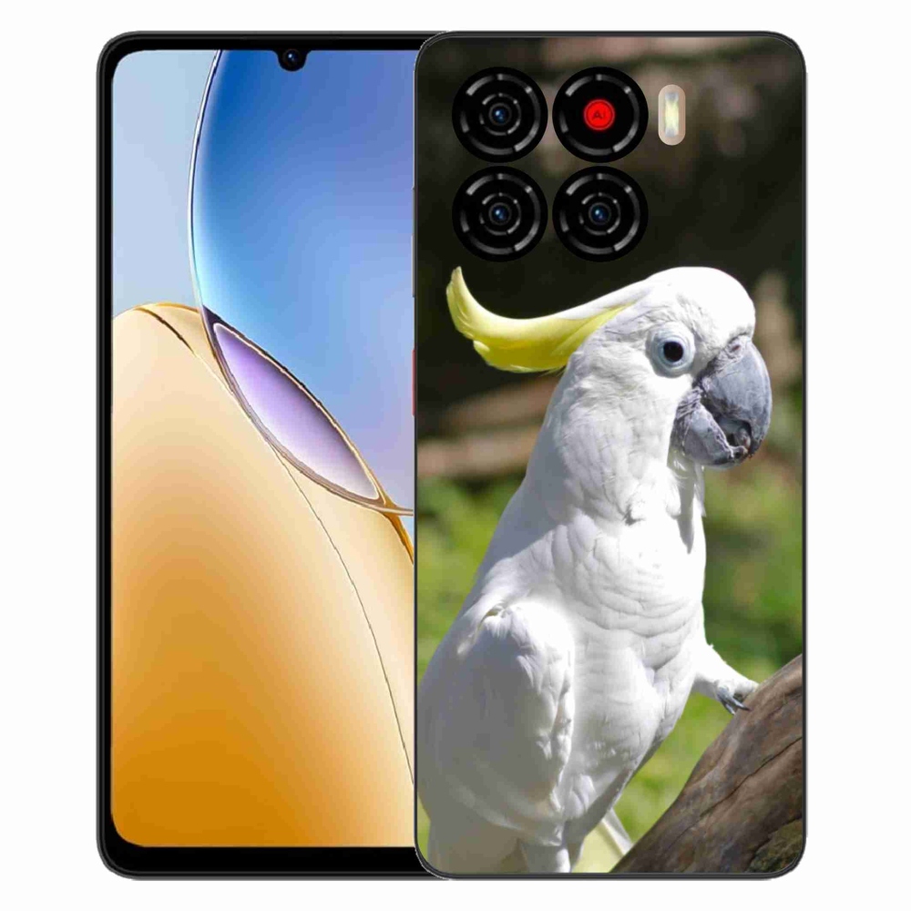 Gelový kryt mmCase na ZTE Blade A56 - papoušek kakadu 2