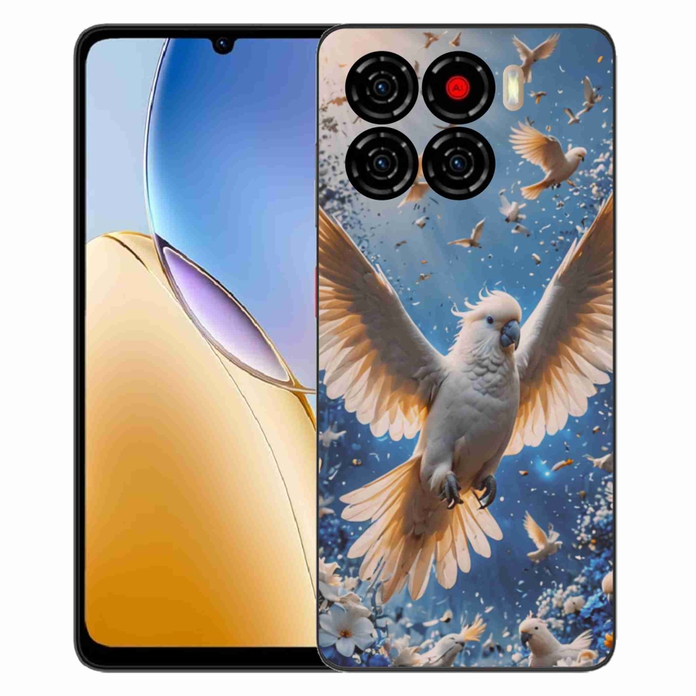 Gelový kryt mmCase na ZTE Blade A56 - papoušek kakadu