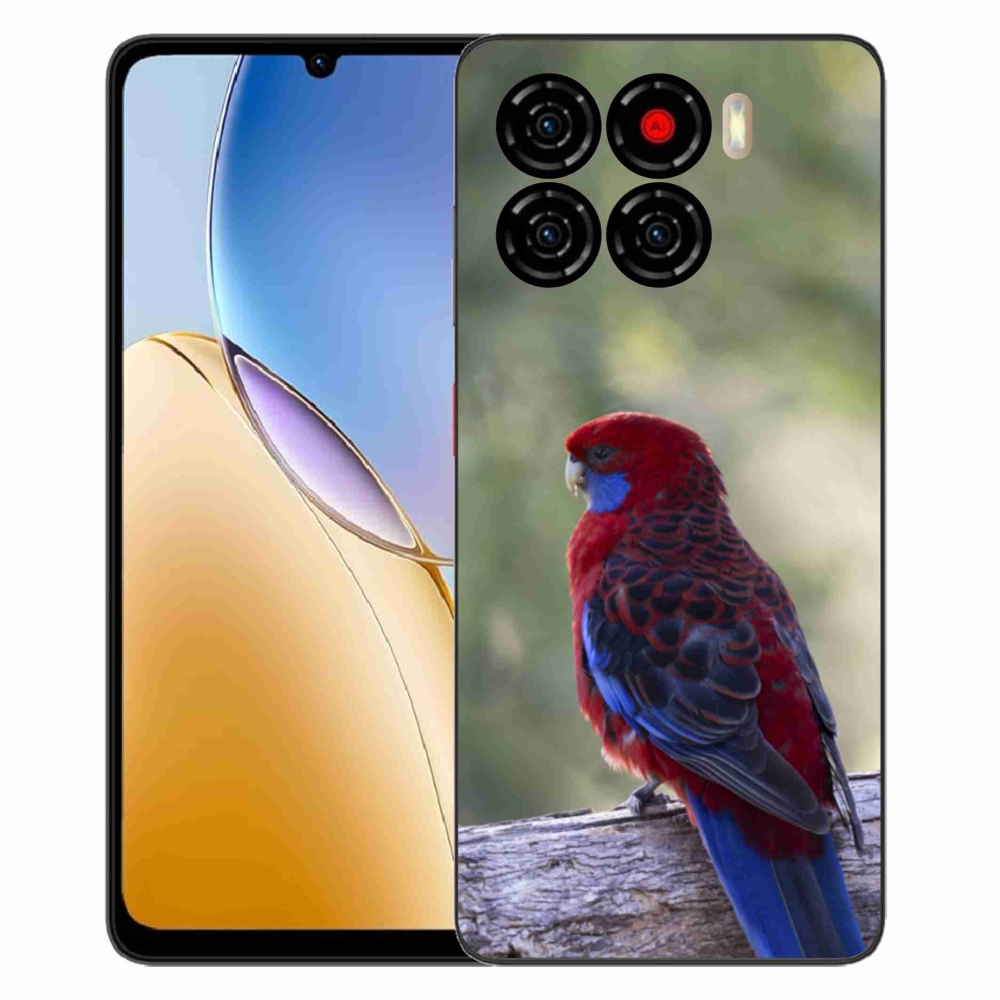 Gelový kryt mmCase na ZTE Blade A56 - papoušek rosela