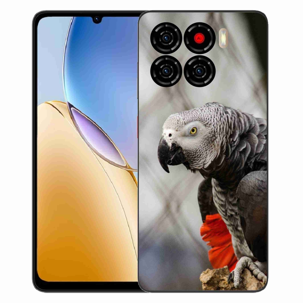 Gelový kryt mmCase na ZTE Blade A56 - papoušek žako 3