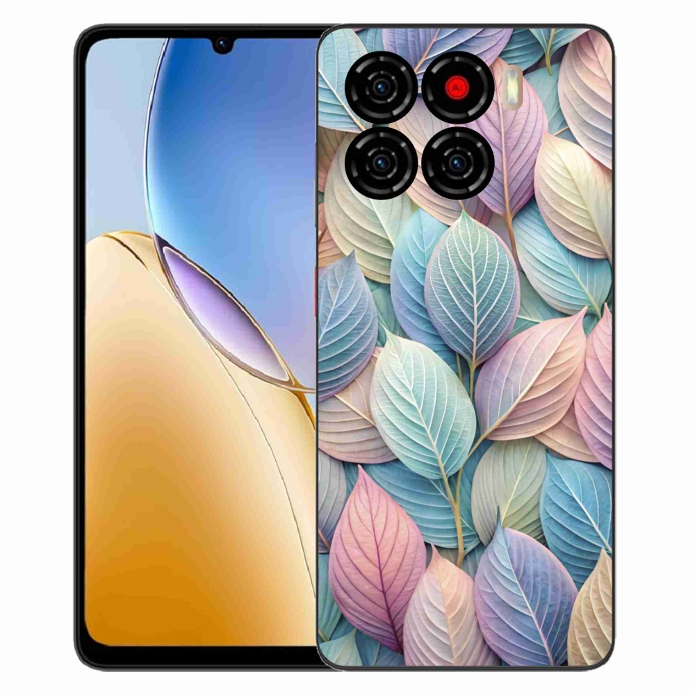 Gelový kryt mmCase na ZTE Blade A56 - pastelové listy