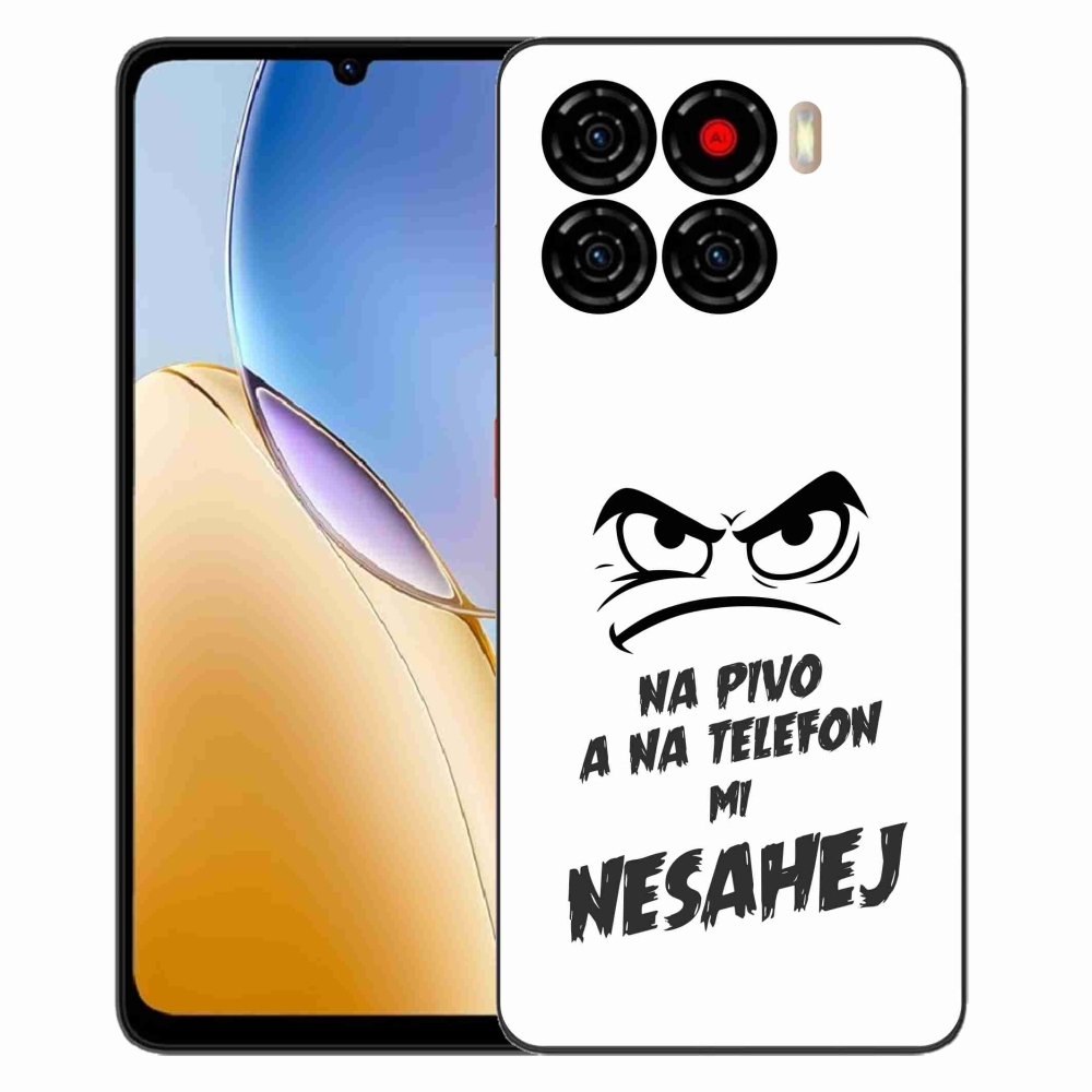 Gelový kryt mmCase na ZTE Blade A56 - pivní motiv 2 bílé pozadí
