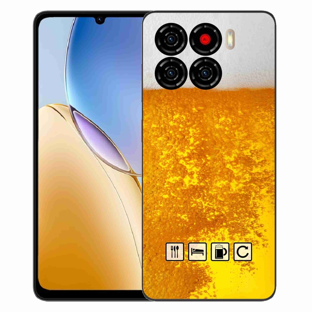 Gelový kryt mmCase na ZTE Blade A56 - pivní motiv 3