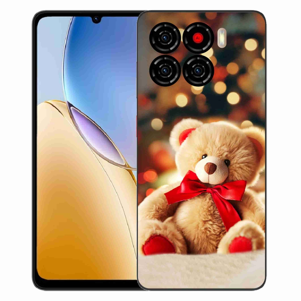 Gelový kryt mmCase na ZTE Blade A56 - plyšový medvídek
