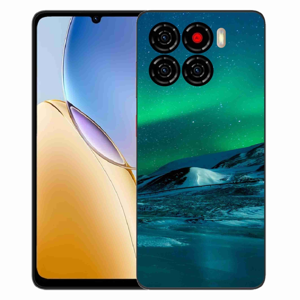Gelový kryt mmCase na ZTE Blade A56 - polární záře