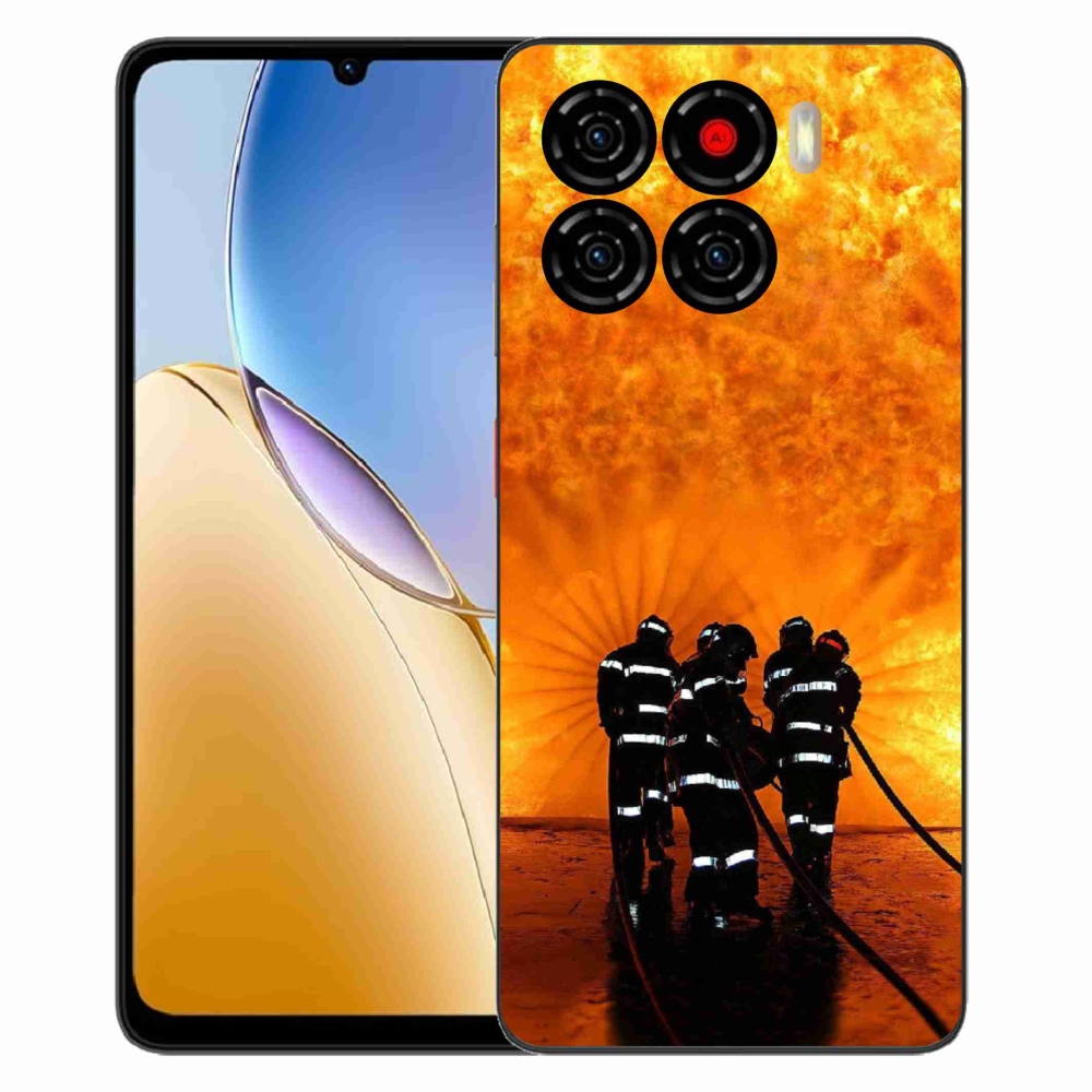 Gelový kryt mmCase na ZTE Blade A56 - požár