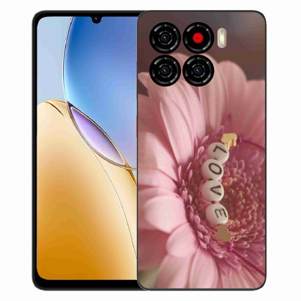 Gelový kryt mmCase na ZTE Blade A56 - přívěsek love