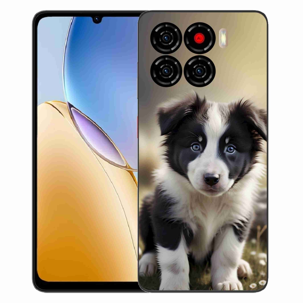Gelový kryt mmCase na ZTE Blade A56 - roztomilá border kolie
