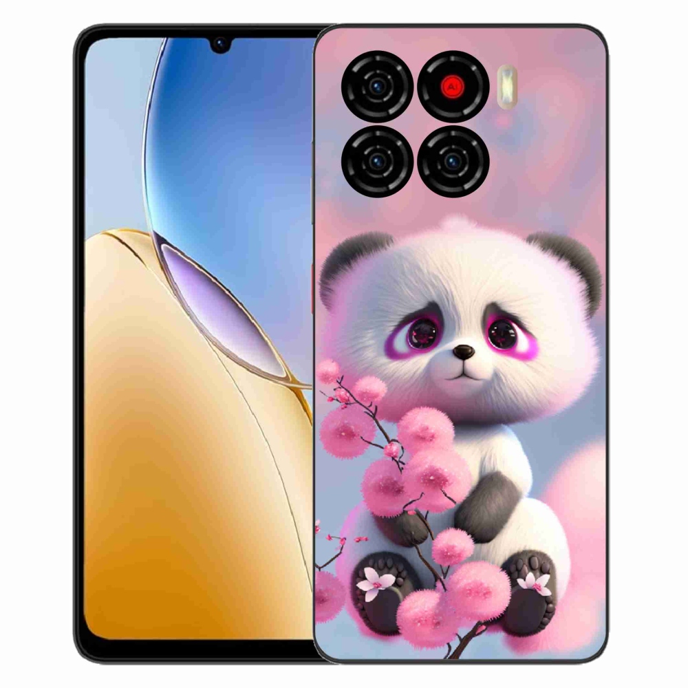 Gelový kryt mmCase na ZTE Blade A56 - roztomilá panda 1