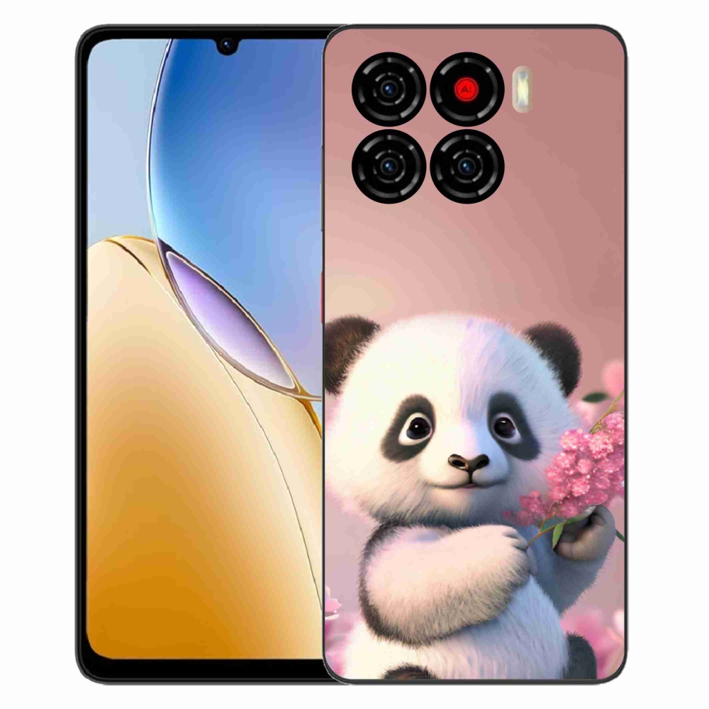 Gelový kryt mmCase na ZTE Blade A56 - roztomilá panda