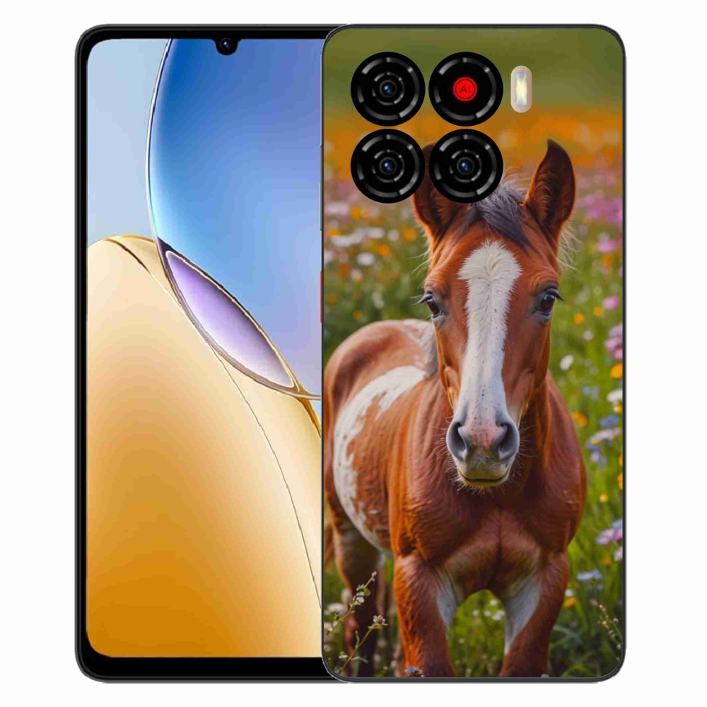 Gelový kryt mmCase na ZTE Blade A56 - roztomilé hříbě