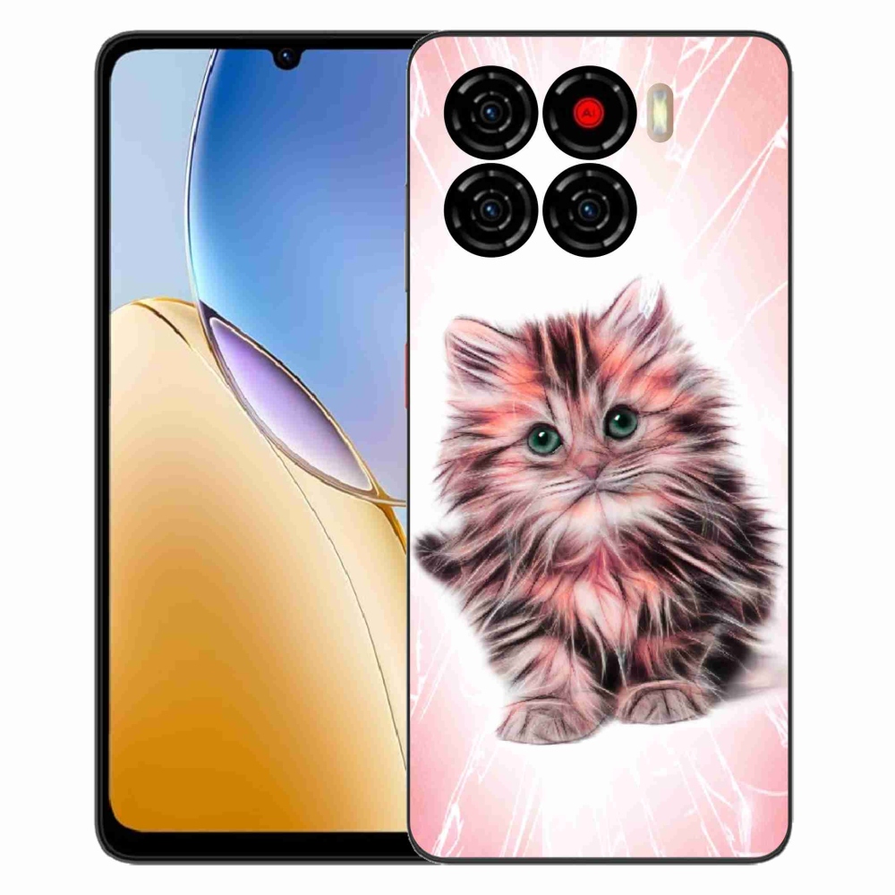Gelový kryt mmCase na ZTE Blade A56 - roztomilé kotě