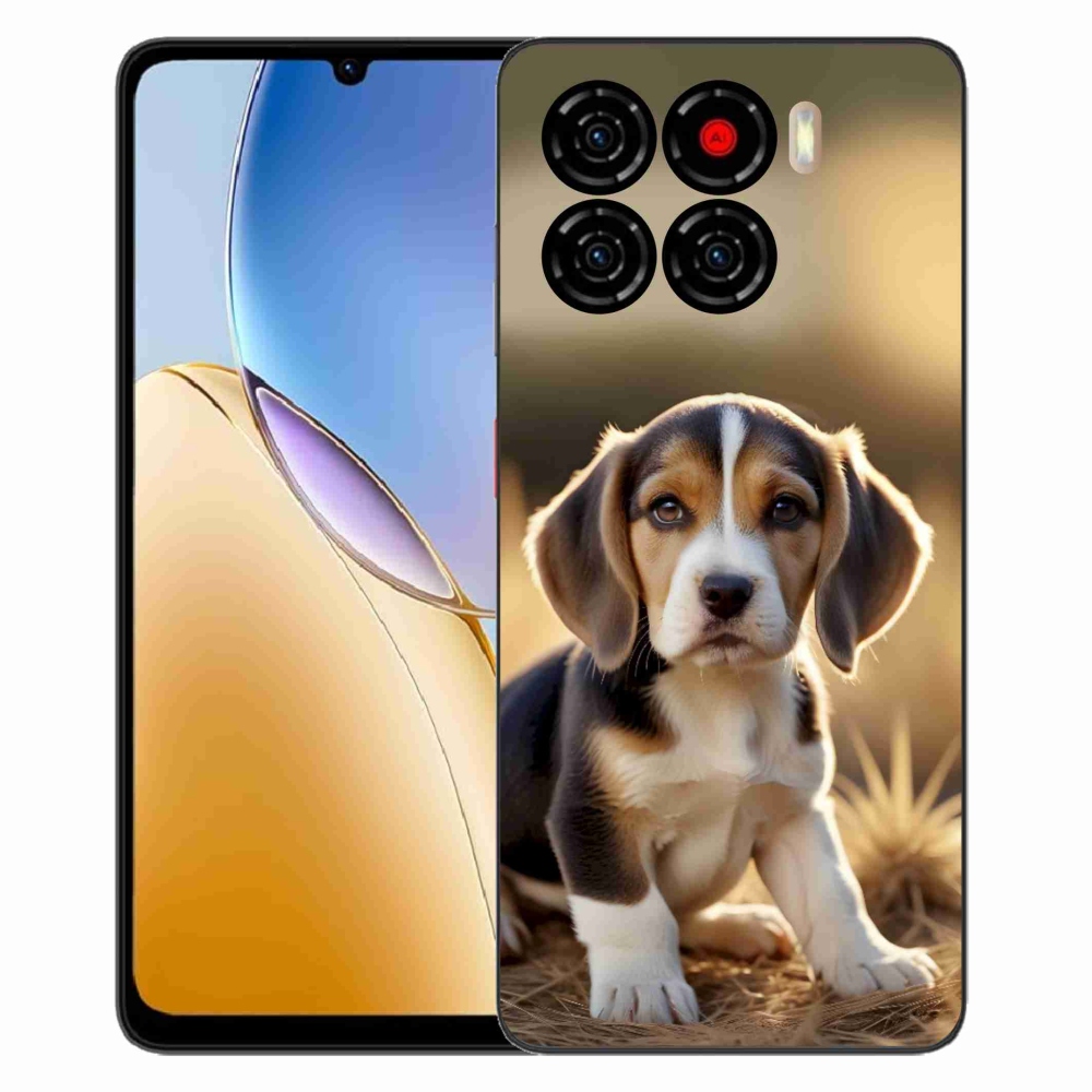 Gelový kryt mmCase na ZTE Blade A56 - roztomilý bígl