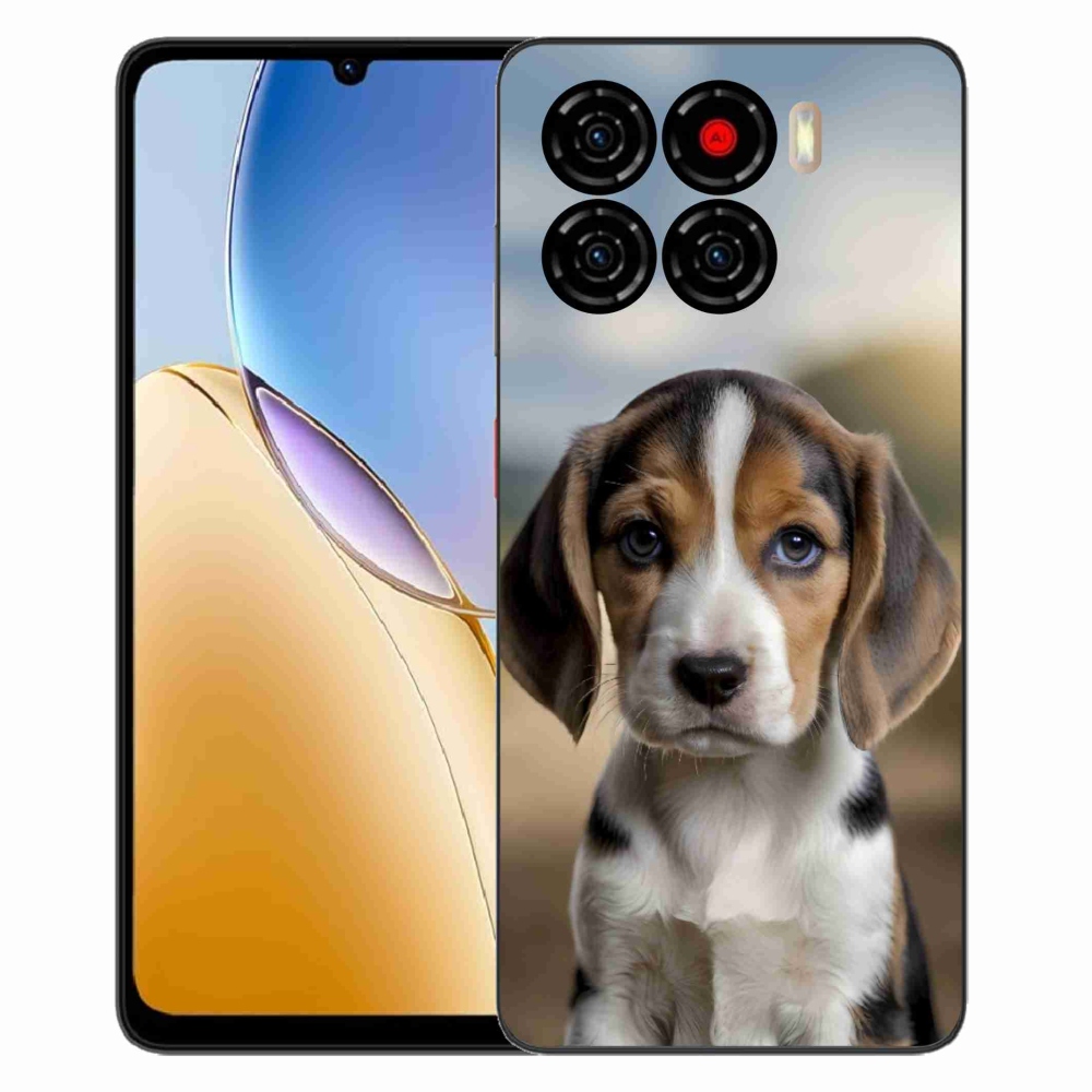 Gelový kryt mmCase na ZTE Blade A56 - roztomilý bígl