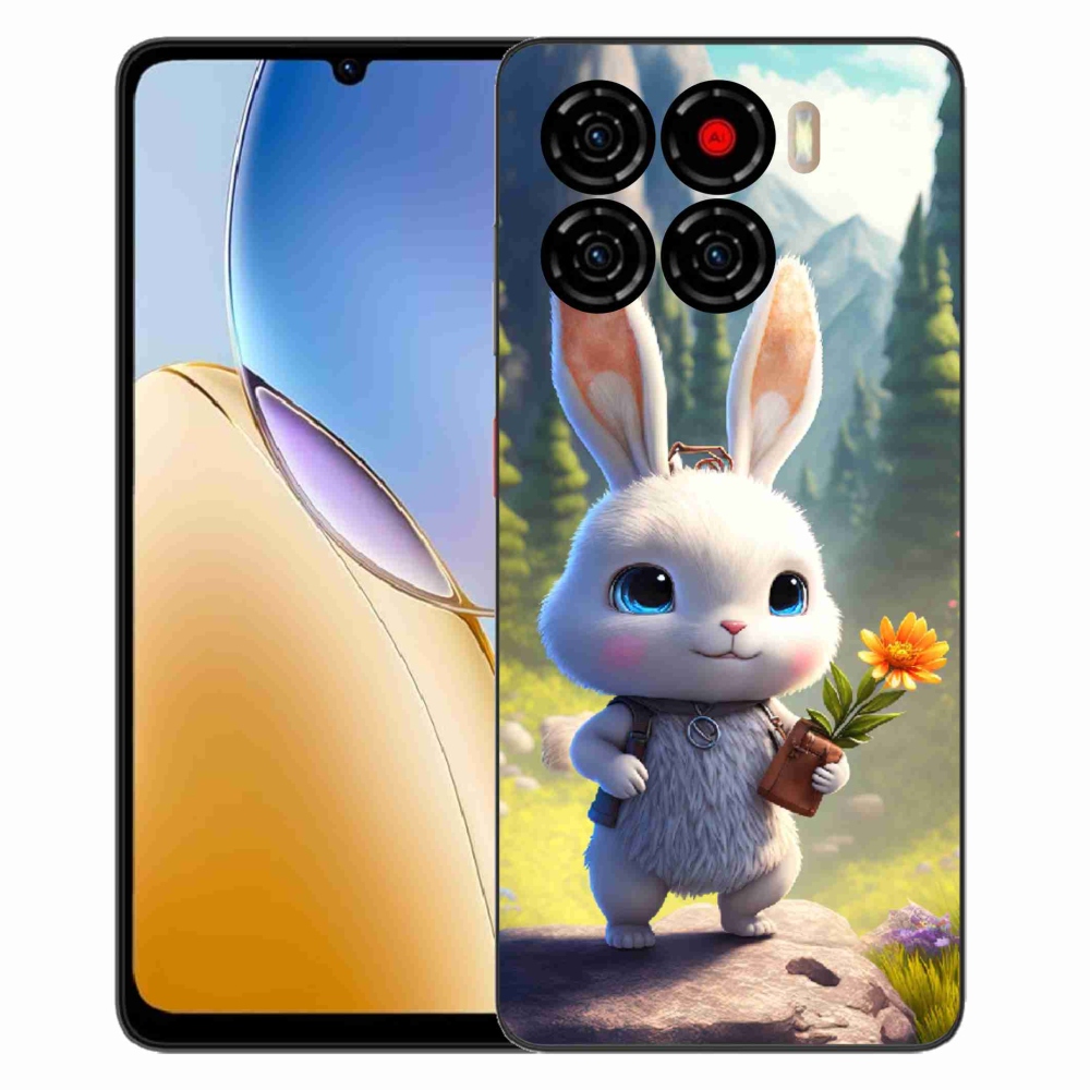 Gelový kryt mmCase na ZTE Blade A56 - roztomilý králíček