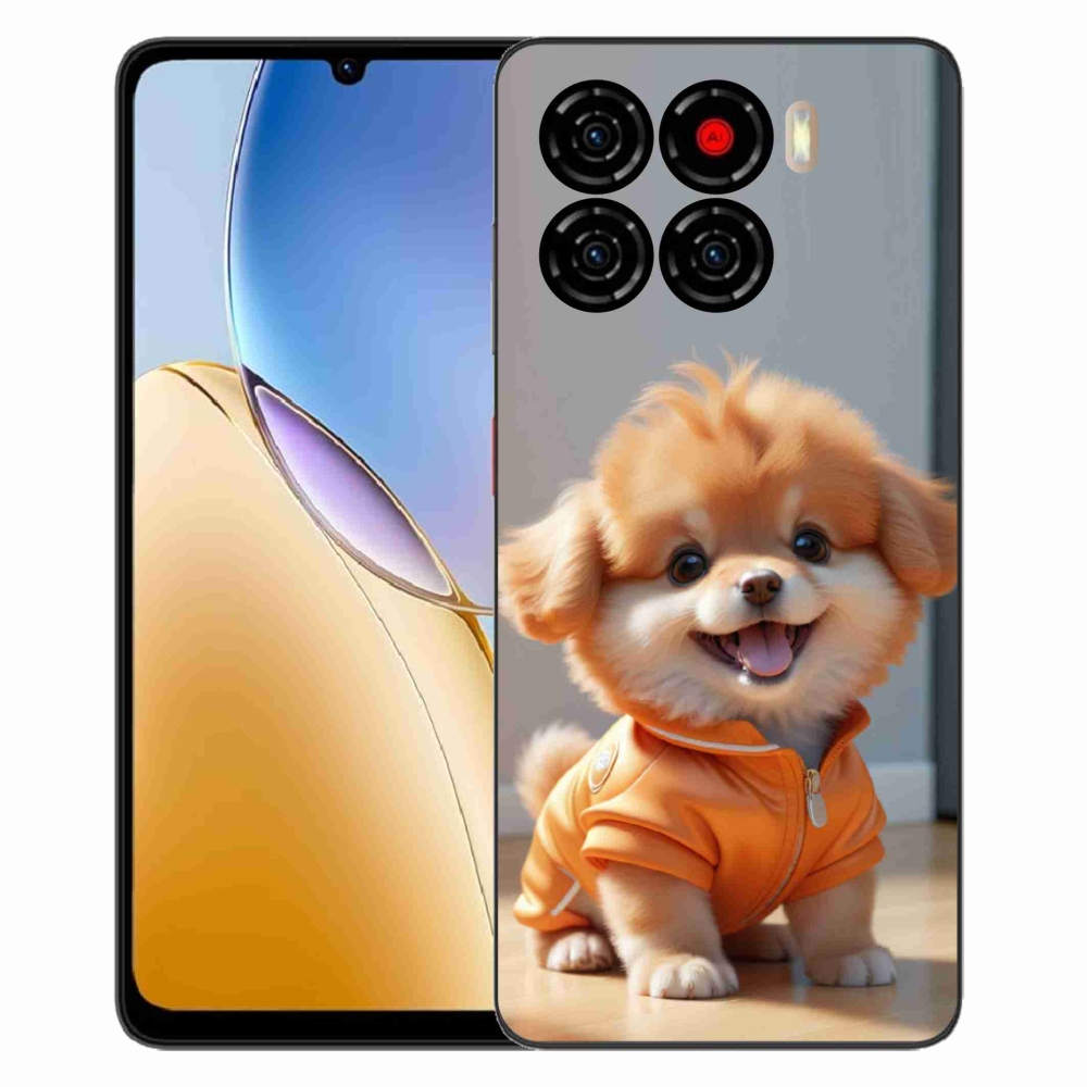 Gelový kryt mmCase na ZTE Blade A56 - roztomilý pomeranian v mikině