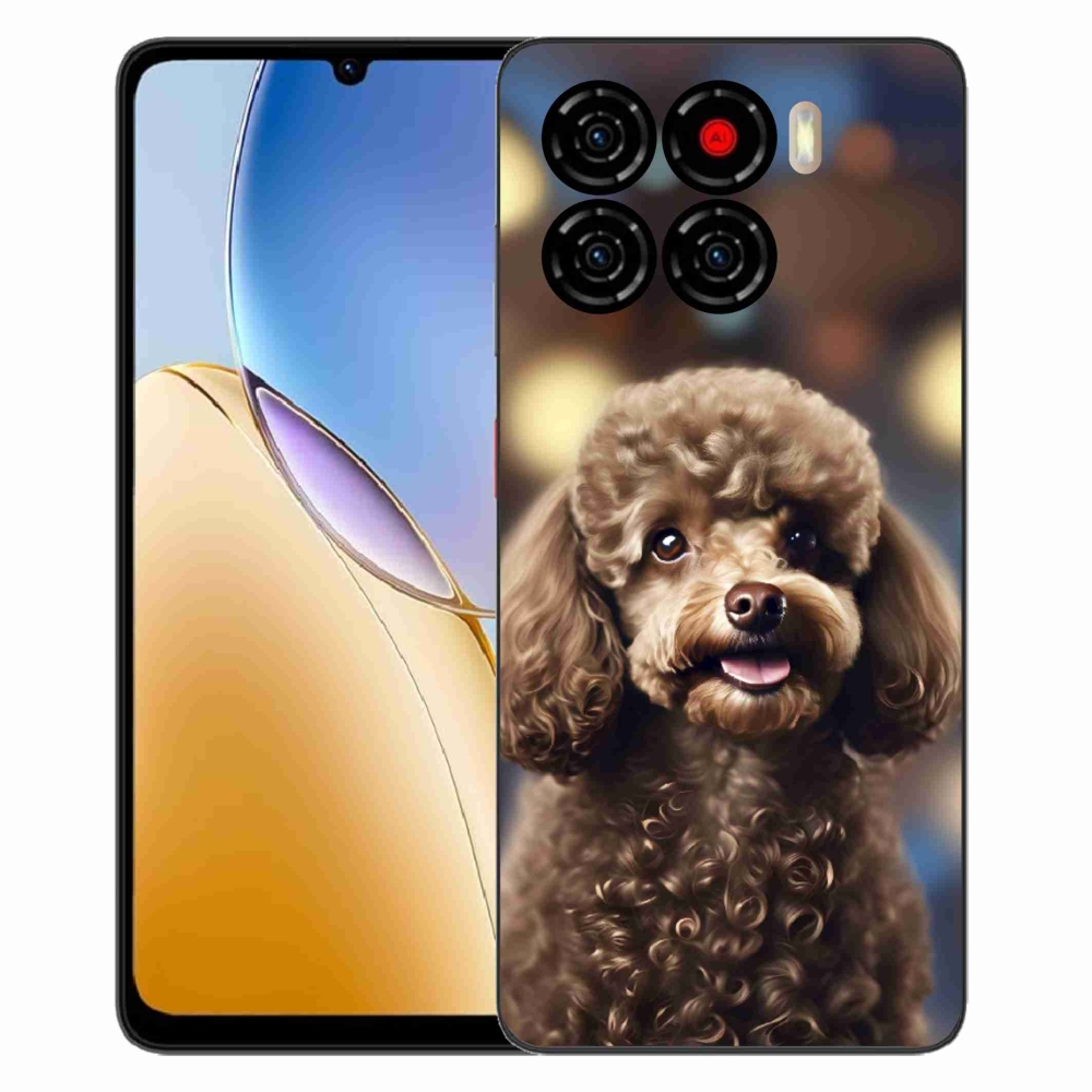 Gelový kryt mmCase na ZTE Blade A56 - roztomilý pudl