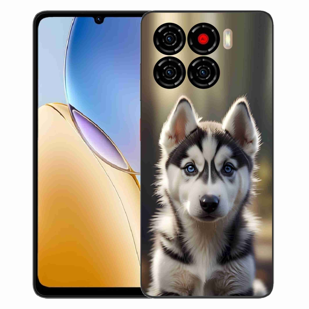 Gelový kryt mmCase na ZTE Blade A56 - roztomilý sibiřský husky
