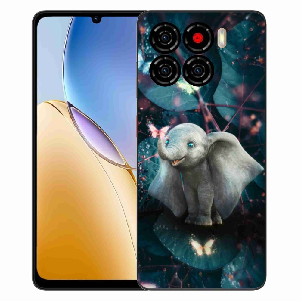 Gelový kryt mmCase na ZTE Blade A56 - roztomilý slon