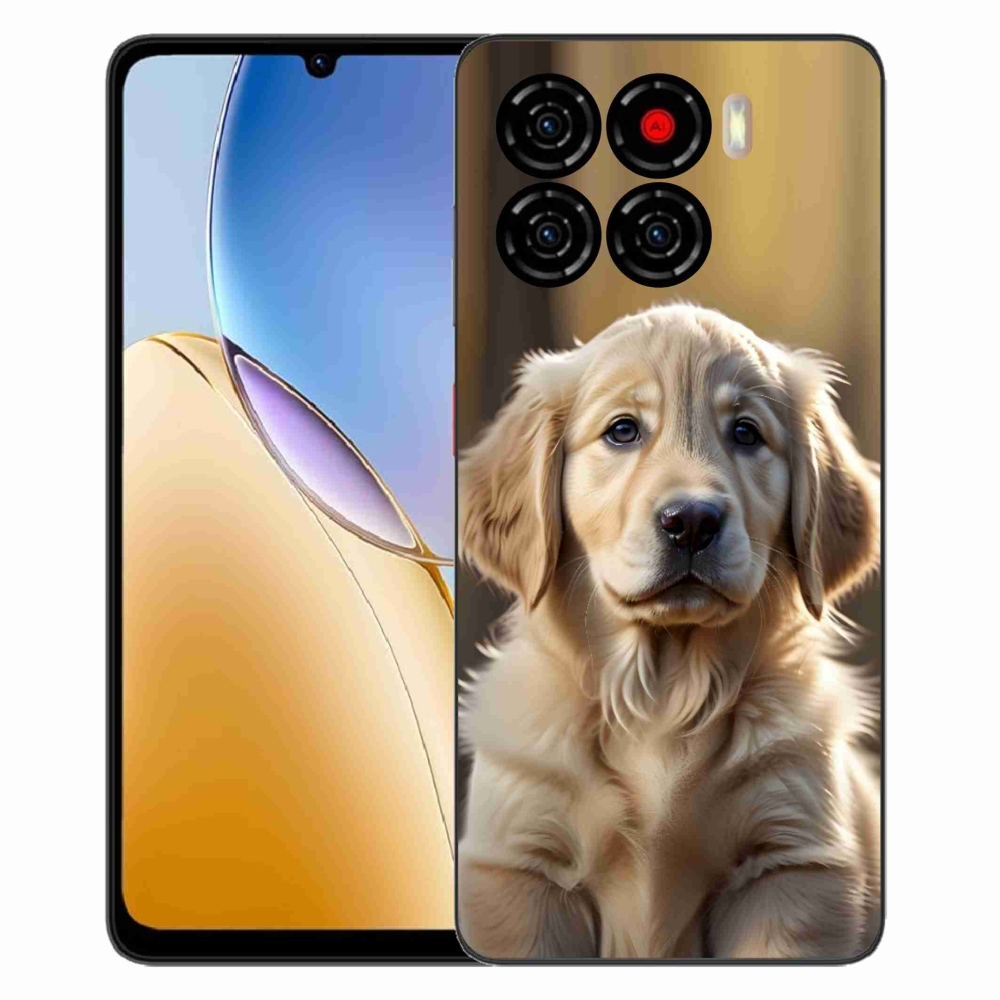 Gelový kryt mmCase na ZTE Blade A56 - roztomilý zlatý retrívr