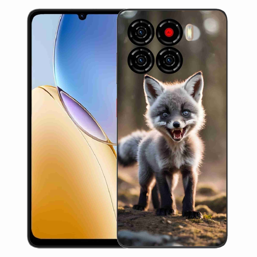 Gelový kryt mmCase na ZTE Blade A56 - rozzuřená liška