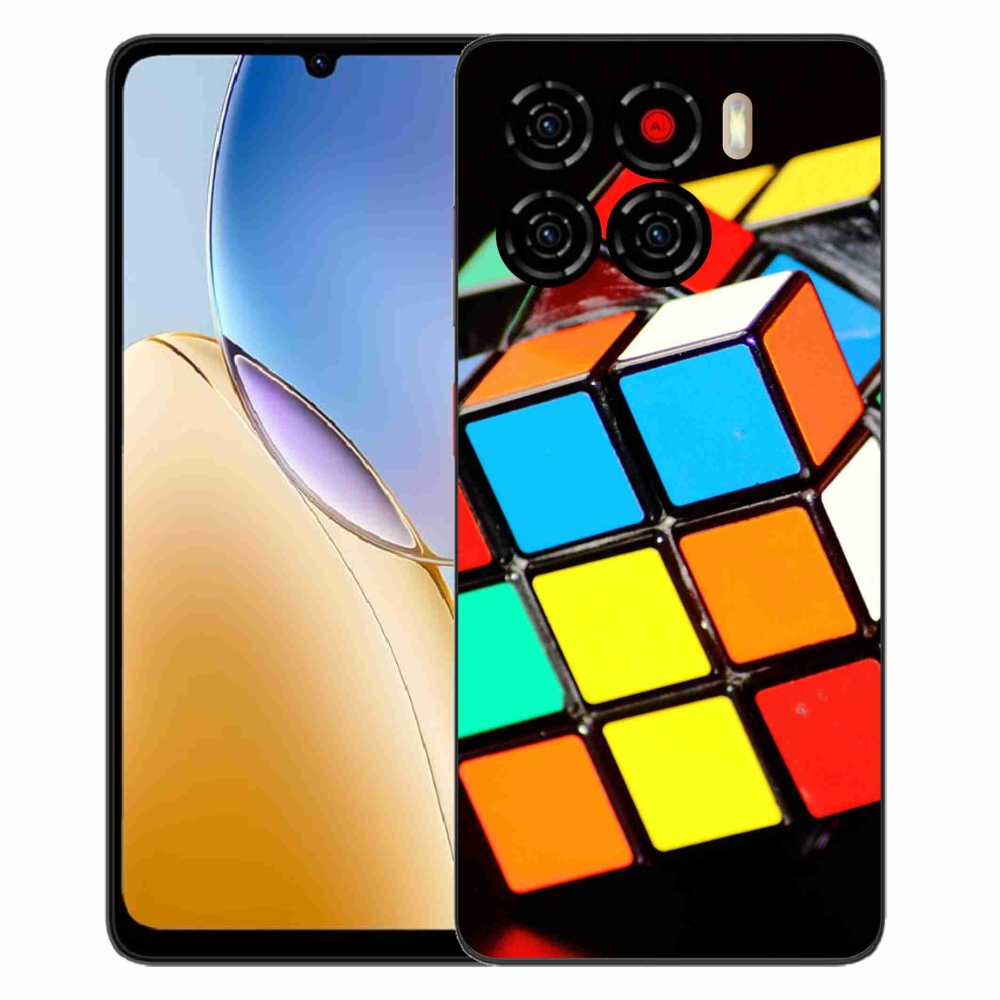 Gelový kryt mmCase na ZTE Blade A56 - rubikova kostka