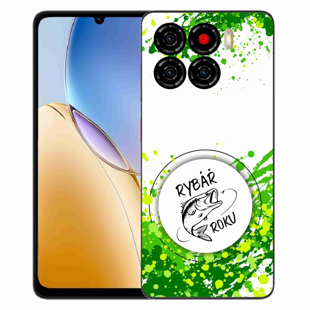 Gelový kryt mmCase na ZTE Blade A56 - rybář roku bílé pozadí