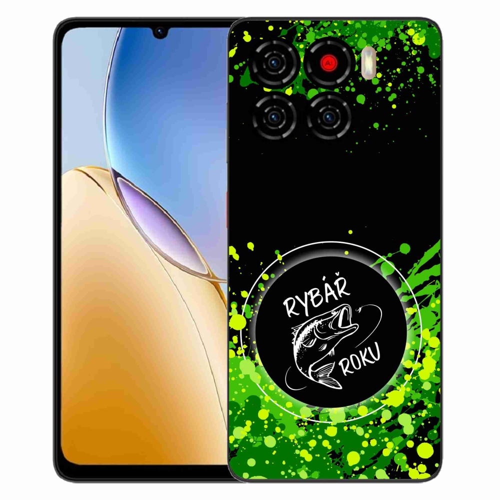 Gelový kryt mmCase na ZTE Blade A56 - rybář roku černé pozadí