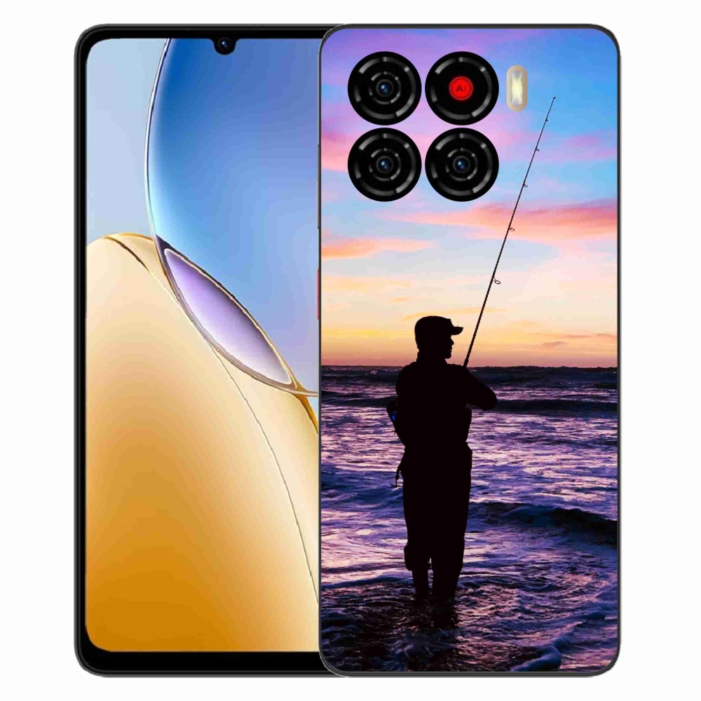 Gelový kryt mmCase na ZTE Blade A56 - rybaření 1