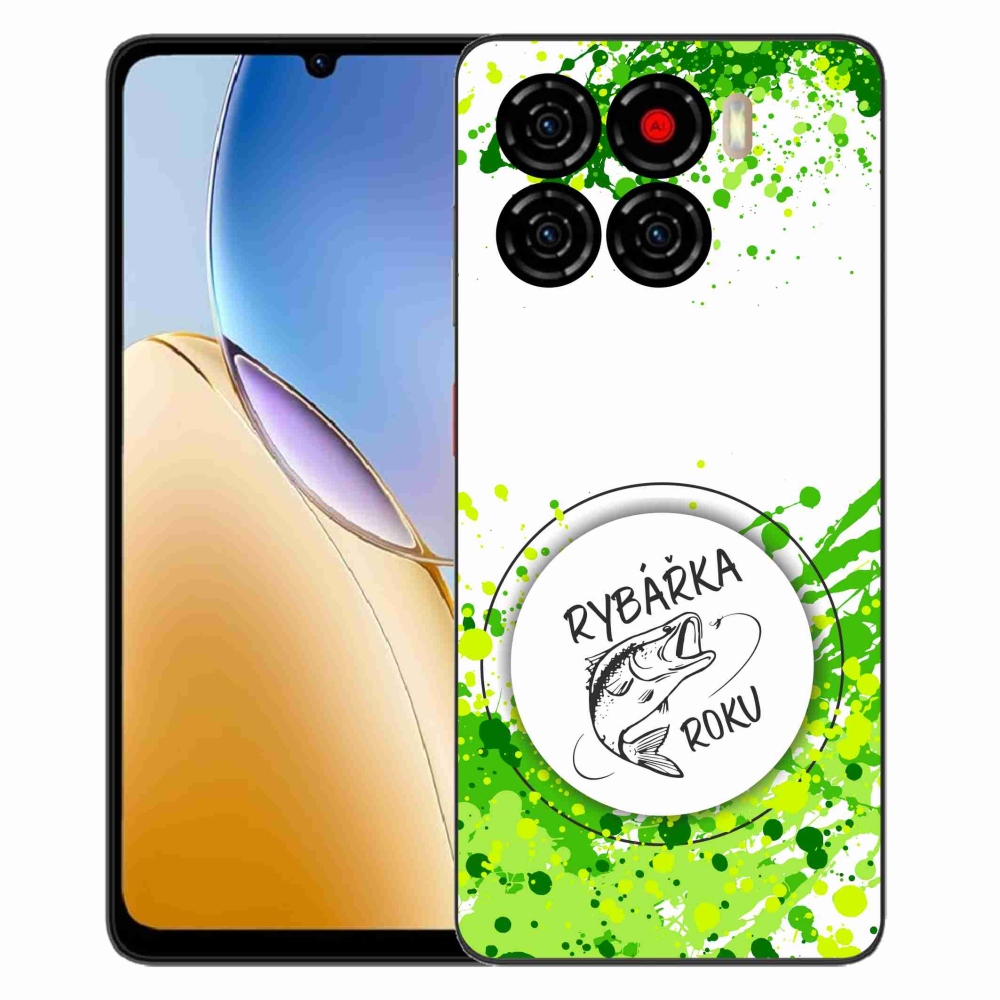 Gelový kryt mmCase na ZTE Blade A56 - rybářka roku bílé pozadí