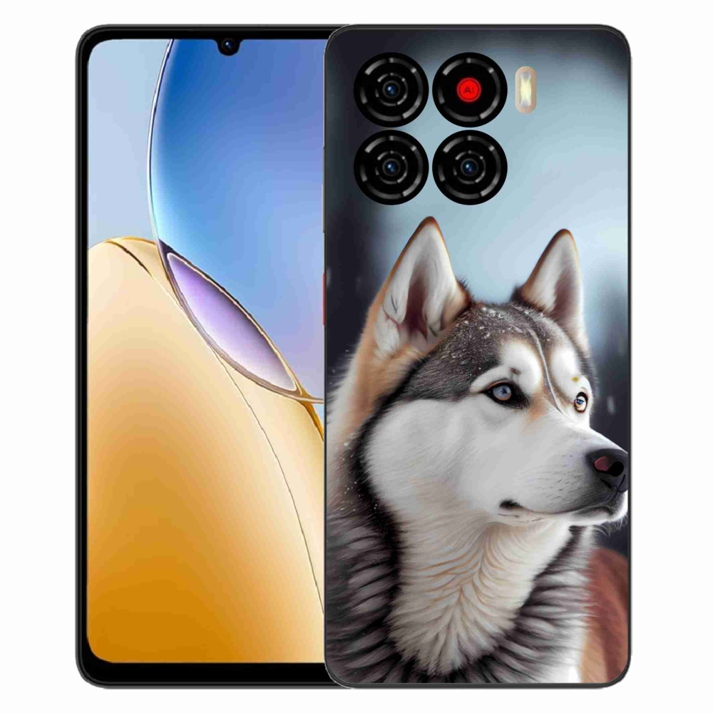 Gelový kryt mmCase na ZTE Blade A56 - sibiřský husky