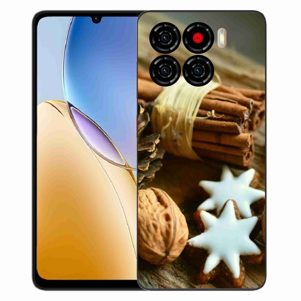 Gelový kryt mmCase na ZTE Blade A56 - skořice a perníčky