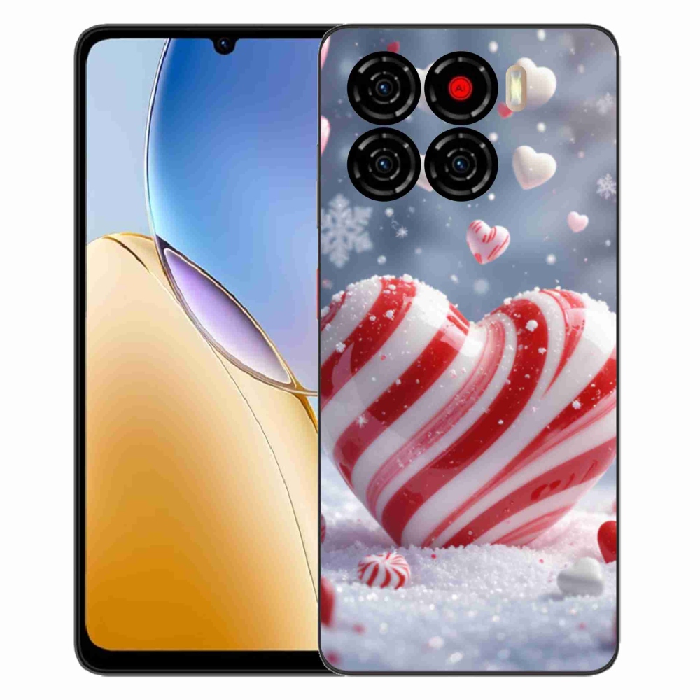 Gelový kryt mmCase na ZTE Blade A56 - sladké srdce