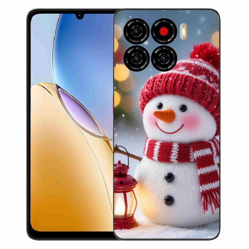 Gelový kryt mmCase na ZTE Blade A56 - sněhulák 2