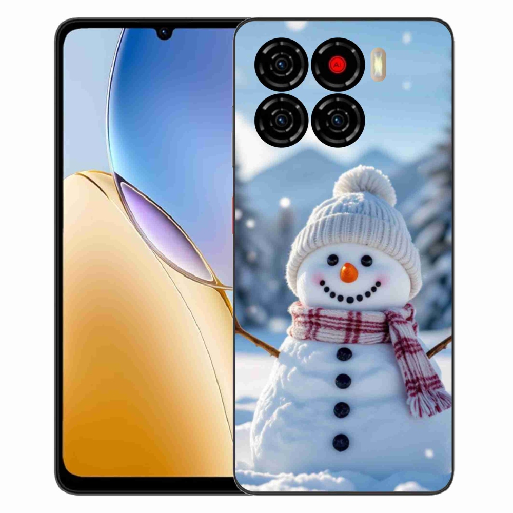 Gelový kryt mmCase na ZTE Blade A56 - sněhulák 3