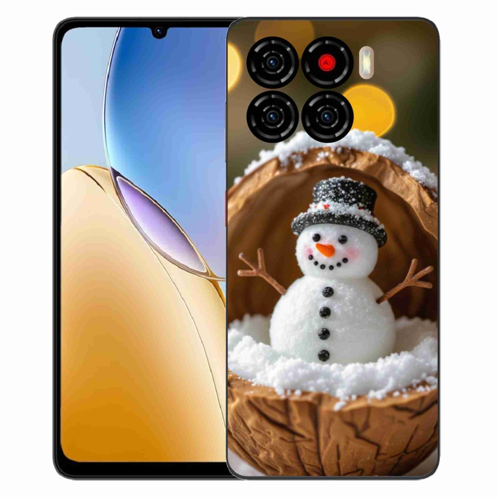 Gelový kryt mmCase na ZTE Blade A56 - sněhulák 4
