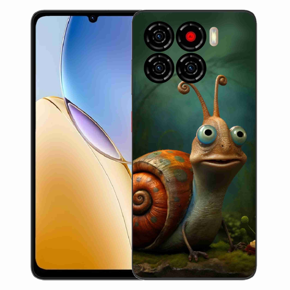 Gelový kryt mmCase na ZTE Blade A56 - šnek