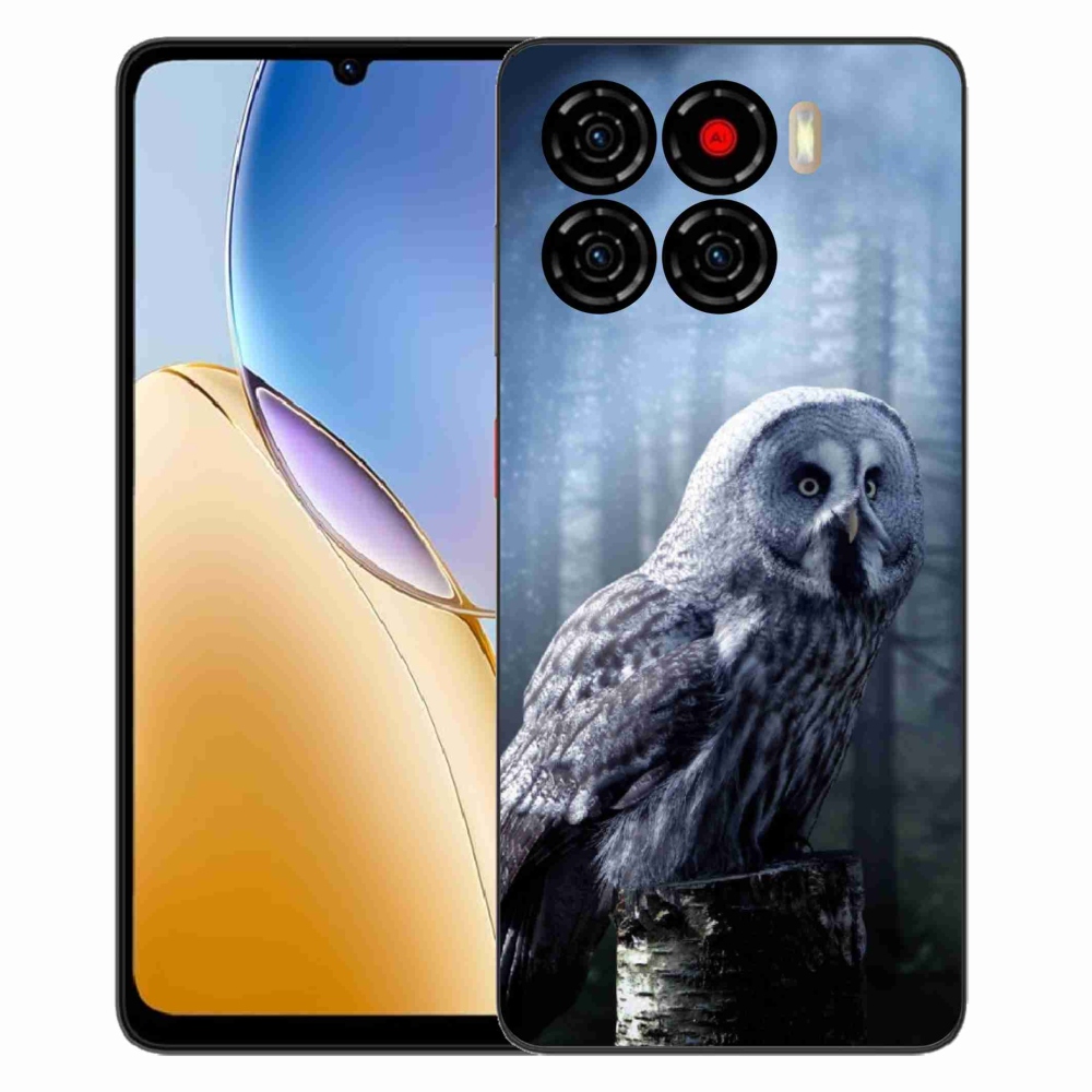 Gelový kryt mmCase na ZTE Blade A56 - sova