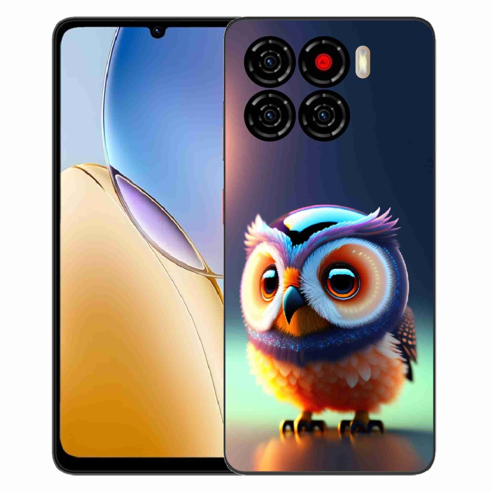 Gelový kryt mmCase na ZTE Blade A56 - sovička
