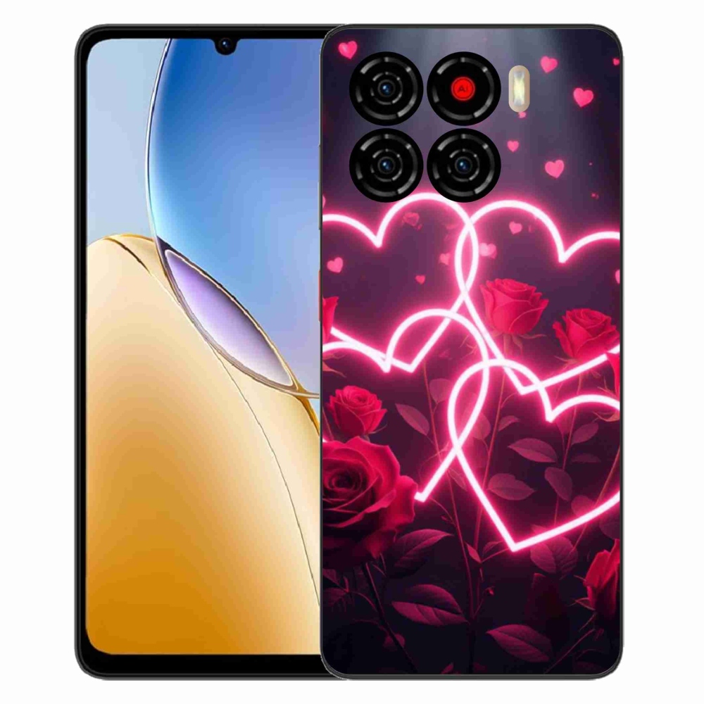 Gelový kryt mmCase na ZTE Blade A56 - srdce lásky