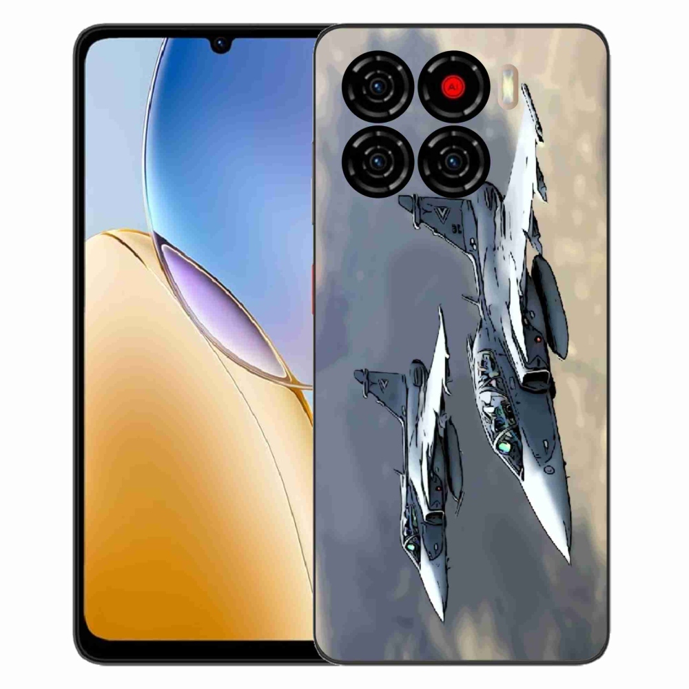 Gelový kryt mmCase na ZTE Blade A56 - stíhačky