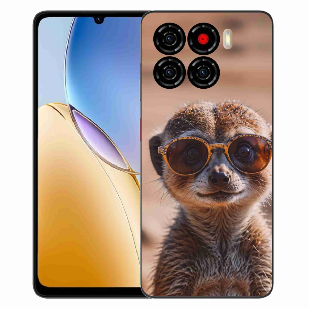 Gelový kryt mmCase na ZTE Blade A56 - stylová surikata