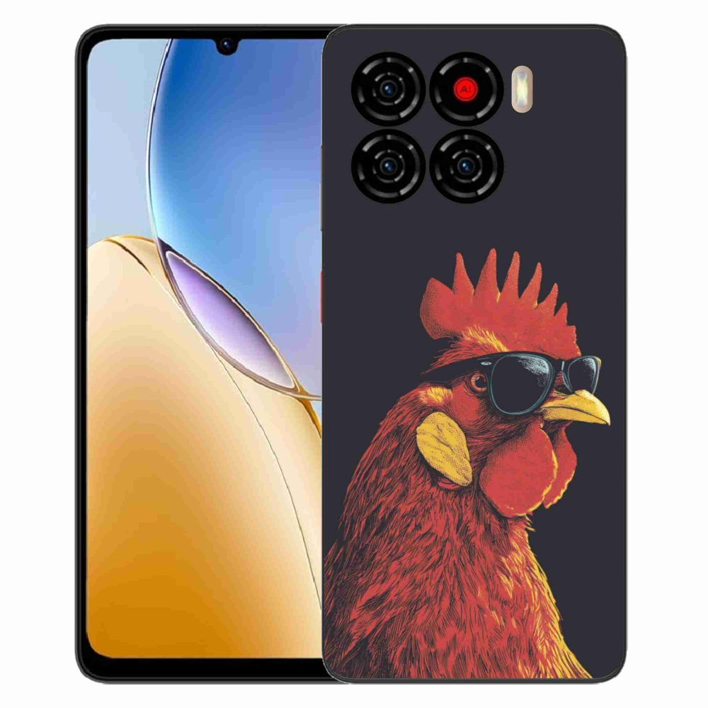 Gelový kryt mmCase na ZTE Blade A56 - stylový kohout