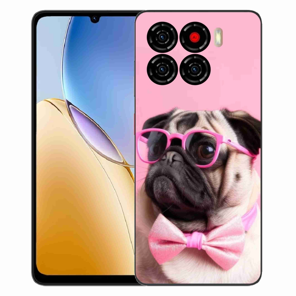 Gelový kryt mmCase na ZTE Blade A56 - stylový mops