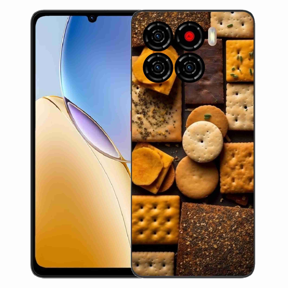 Gelový kryt mmCase na ZTE Blade A56 - sušenky