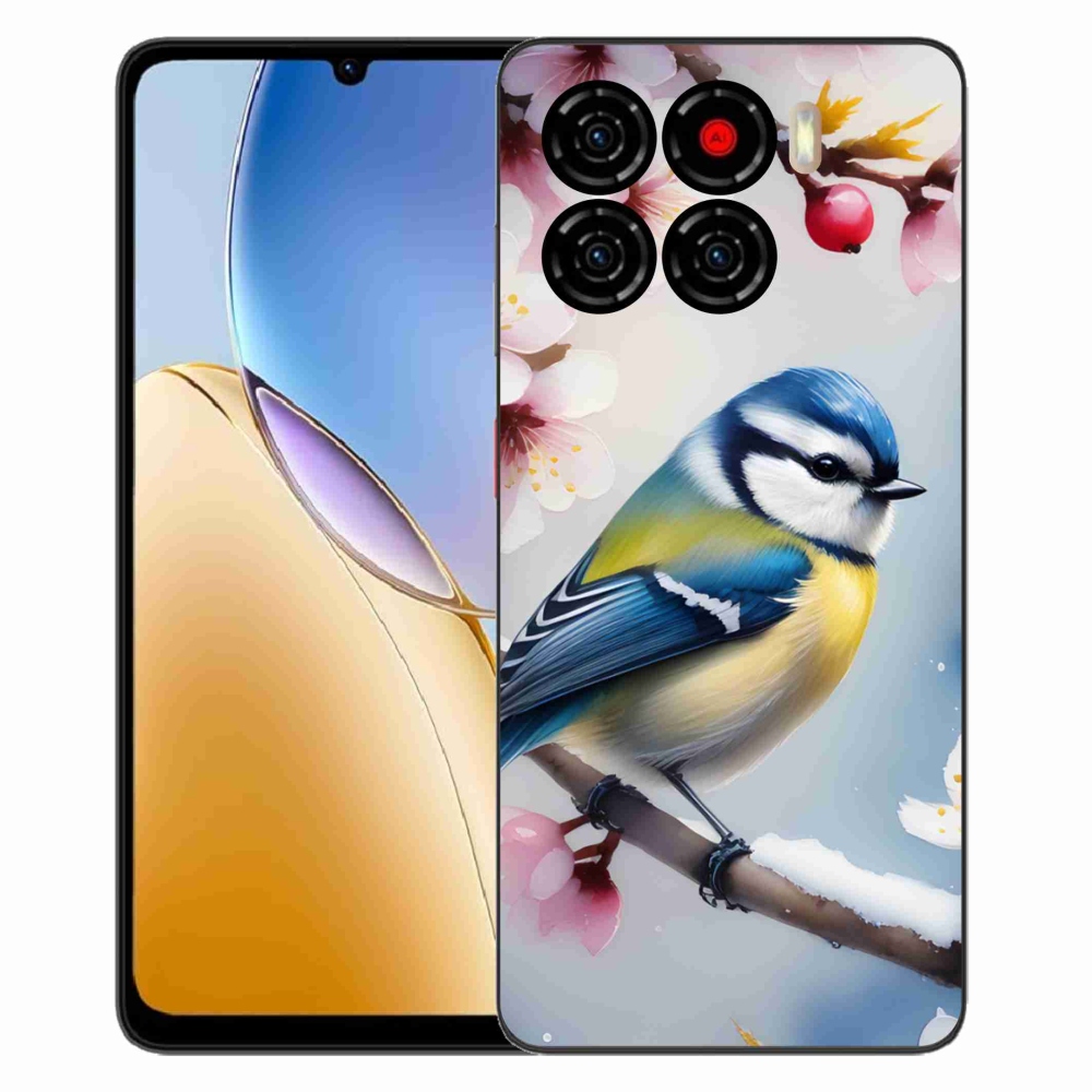 Gelový kryt mmCase na ZTE Blade A56 - sýkorka