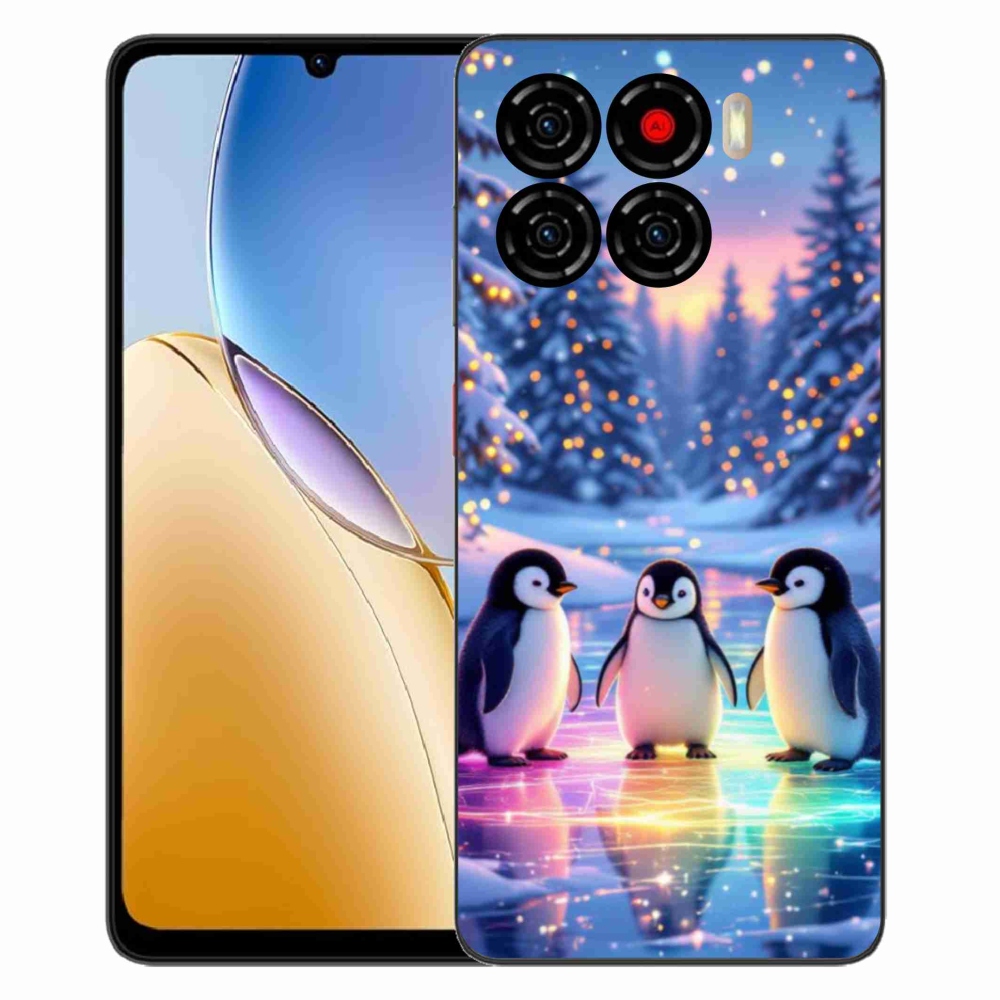 Gelový kryt mmCase na ZTE Blade A56 - tučnáci