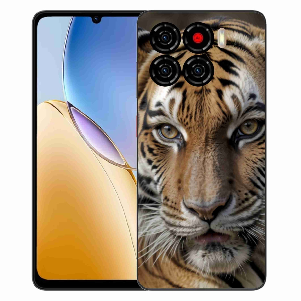 Gelový kryt mmCase na ZTE Blade A56 - tygří pohled